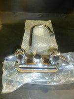  Central Brass 0094-GSA 4-3/32"" Swivel Gooseneck Spout ADA Blade Handles CP Image