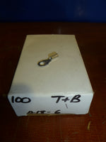  Thomas&Betts A186 Ring Tongue Terminals 22-16AWG #6 Hole Uninsulated Image