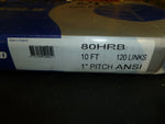  RENOLD 80HRB 10FT 120 Links 1"" Pitch ANSI Chain Image