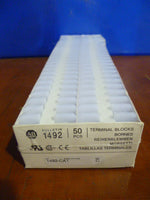  Allen Bradley 1492-CA1 Terminal Blocks Ser C (50 PCS/Pack) Factory Sealed Image