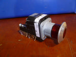  ALLEN-BRADLEY - 800T-FXP16RA5 PUSHBUTTON RED MUSH PUSH/PULL 120V 2-NCBL CONTACT Image