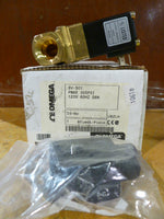  OMEGA SV-501 2-Way High Pressure Solenoid Valve 120VAC 355PSI Max Image