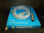  Festo SOE-RT-M12-PS-K-LED Proximity Switch Sensor 31336 Image