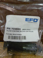  EFD Nordson 7008005 Flow Control Block-Off Plug (AKA: 8102) Image