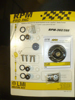  RPM PRO PAC, RPM-392/398 REPAIR &PREVENTIVE MAINTENANCE KIT FOR LIQUIPRO SEREIS PUMP  : FOR LIQUID END PUMP; 392XX, 398XX, 490XX, 498XX Image
