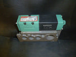  Numatics 152SA400M000061 Solenoid Valve, 4 Way, 2 Pos, Mark 15 Image