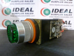  ALLEN BRADLEY 800MR-QT24GS Small Round Pilot Light Full Volt 24V Green Lens Image