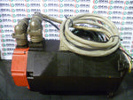  MOTOR, GE FANUC - 20S   A06B-0502-B074#7000 AC SERVO MOTOR 3 PHASE. 8 POLES. 2000 RPM. 146V. 20 AMP. Image