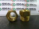  LUBE DEVICES LIQUID LEVEL SIGHT PLUGS, 1-1/4"" THREADED BRASS Image