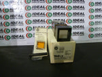  Allen Bradley 800MB-CPA16AA 22.5mm Flush Head Amber Illuminated Pushbutton Image
