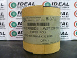  LECO 810-735 320 Grit Silicon Carbide Sanding Roll 3-7/16"x 25yd Wet or Dry Image