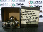  DIXIE BEARINGS INC. - 13/16 BEARING: 13/16"" CHROME STEEL BALLS, GRADE 25, BALL PACK-MINI (5PCS PER PACK) Image