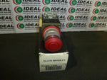  Allen-Bradley 800MR-FX6A Red Push button Switch Push-Pull 1-NO 1-NC 10A 300VAC Image