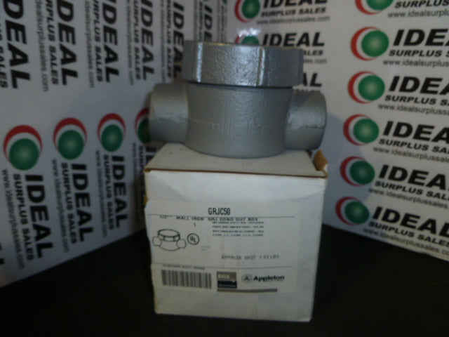Appleton GRJC50 Round Explosion Proof Conduit Junction Box 1/2