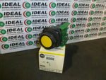  Allen Bradley 800H-AR9D1P Push Button 600V AC MAX 5 AMP MAX Image
