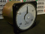  YOKOGAWA 103122AEPZ AMPERES PANEL METTER 100-0-100 MV/DC Image
