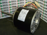  A.O. SMITH 4MB91 - MOTOR, CONDENSER FAN MOTOR, PERMANENT SPLIT CAPACITOR, OPEN AIR-OVER, 1/4 HP, NUMBER OF SPEEDS 2, NAMEPLATE RPM 1625, NEMA/IEC FRAME 48Y, VOLTAGE 460, 60 HZ, FULL LOAD AMPS 0.9, STUD MOUNTING, AUTO THERMAL PROTECTION, INSULATION CLASS B Image