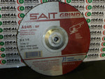 UNITED ABRASIVES A24R-BF - WHEEL, 9 X 1/4, TYPE 27, 6,600 RPM, 5/8-11, 20096 HUB, FOR RIGHT ANGLE GRINDERS,
