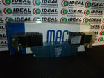  MAC VALVE 421A-B0A-DM-DDAJ-1JD - VALVE, PNEUMATIC, DUAL SOLENOID, 24VDC, 5.4 WATTS, 120 PSI MAX Image