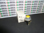 Allen Bradley 800T-B9D2 Yellow Extended Push Button Image