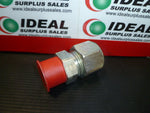  CONNECTOR, PARKER HANNIFIN 14 FBU-S TUBE, TO PIPE .8750 IN FLARELESS X .7500 IN / MALE NPTF STEEL W/NUT & SLEEVE Image