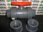  Matco Norca 772ST06 1-1/4" PVC Union Ball Valve Image