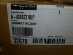  ALLEN BRADLEY 1494 Flange Mounted Disconnect Enclosure For Circuit Breakers, Steel-! Image