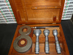  GAGE, BROWN &SHARPE 6-PIECE INTRIMIK HOLE MICROMETER SET 1.3999 – 1.9999 CLXX DIA, RODS 1.200-2.400 Image