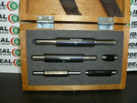  GAGE, MITUTOYO, 167-142 - 1""- 5"" MICROMETER CALIBRATION STANDARDS/ GRINDING MACHINIST TOOL SET Image