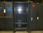  CABINET, STRONG HOLD, 36-244, 2 DOOR, 3 SHELF, 36"" WIDE X 24"" DEEP X 78"" OAH Image