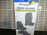  GALOSHES,  ONGUARD 14000 BLACK RUBBER OVERSHOE, FITS SIZE 14-15, UNISEX, SIZE GIANT W/PLAIN TOE OVERSHOE STYLE Image