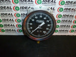  GAUGE, GENERAL MOTORS 8032123, 100 PSI, LOCOMOTIVES OIL PRESSURE GAUGE, WITH WELDED MOUNTING BRACKET, 5 HOLE Image