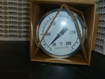  5""  BIMETAL THERMOMETHER, ASHCROFT - 50-EI60-R-040-50/300F, SIZE 5 INCH, TYPE EI, CONN 1/2" NPT BACK, STEM LENGTH 4 INCH, RANGE 50/300F Image