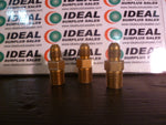  FITTING, PARKER MALE CONNECTOR 4-4F3MX, TUBE TO PIPE FITTING 1/4  37 DEG FLARE X / 1/4  MPT, HEX, 1.45  LONG YEL ZINC COAT / STEEL Image