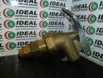  Wesco 272037 3/4" NPT Heavy Duty Adjustable Brass Drum Faucet Image