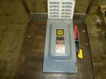  SQUARE D, H362 - SAFTEY SWITCH WITH BROKEN HANDLE, SERIES F3 , 60A , 600VAC , NEMA 1 - ITEM IS NEW BUT DAMAGED Image
