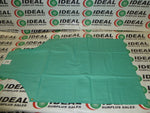  Magid 180-40 SparkGuard Green Flame Resistant Bib Style Apron 25 x 40 Image