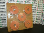  WHEEL, NORTON - 38A120-K8V, ALUNDUM GRINDING WHEEL 4 X 3/16 X 1-1/4"" (32/PKG) Image