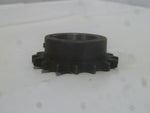  Martin 40B16 Roller Chain Sprocket 16 Teeth 1" Bore Image