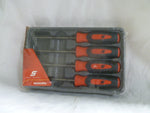  SET, SNAP-ON - SGASA204A, MINIATURE PICK SET INSTINCT RED SOFT GRIP HANDLES Image