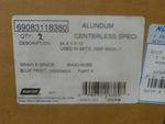  CENTERLESS GRINDING WHEEL, NORTON - 38A80-I8VBE, CENTERLESS GRINDING WHEEL 24 X 4 X 12, 38A80-I8VBE Image