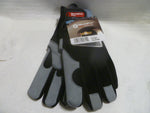  GLOVES, WELLS LAMONT - Y7711L, MECHOPRO PLUS LARGE BLACK/GREY GLOVES Y7711L Image