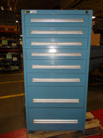  CABINET, STANLEY VIDMAR, 9 DRAWER, WITH SAFTEY LOCK Image