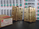  HINGE, HAGER, BB1168  - NRP 4.5’’ x 4.0’’ BALL BEARING HINGE (2/PACK) Image