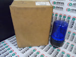  Allen Bradley 855BS-N10RH6 Rotating Blue Beacon 240VAC 0.3A 20W 1/2IN NPT Mount Image