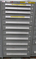  CABINET, LYON - STANLEY VIDMAR, 11 DRAWER, GRAY, 30''x 28''x59'' Image