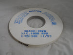 GRINDING WHEEL, NORTON -  C326348, GRINDING SURFACE WHEEL, 38AG0-18VG, MAX.1800 RPM, C326348 11/95, 14 Inch Wheel Diameter x 5 Inch Hole Diameter x 1 Inch Thick, I Hardness Image