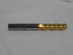  END MILL, CARBIDE SGS TOOL - 31776, SER 1LB 1/2  X 2 X 4-1/2, 4 FLUTE, BALL END, TI-NAMITE COATED END MILL Image