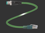 Pepperl+Fuchs V1SD-G-GN5M-PUR-E1S-V1D-G Cable Set 4 Wire Straight Male Connector