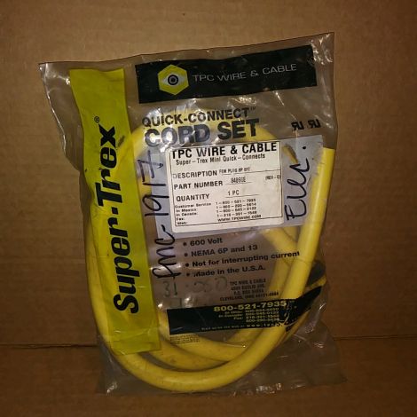TPC Wire & Cable 84866E Female Plug - Factory Sealed